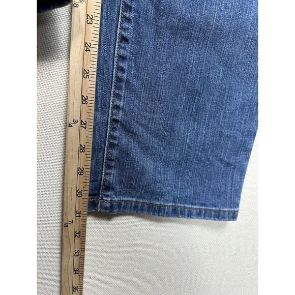 Eddie Bauer Women’s Jeans Sz 14R Stretch Natural Fit Straight Leg Preppy Classic - Picture 13 of 16